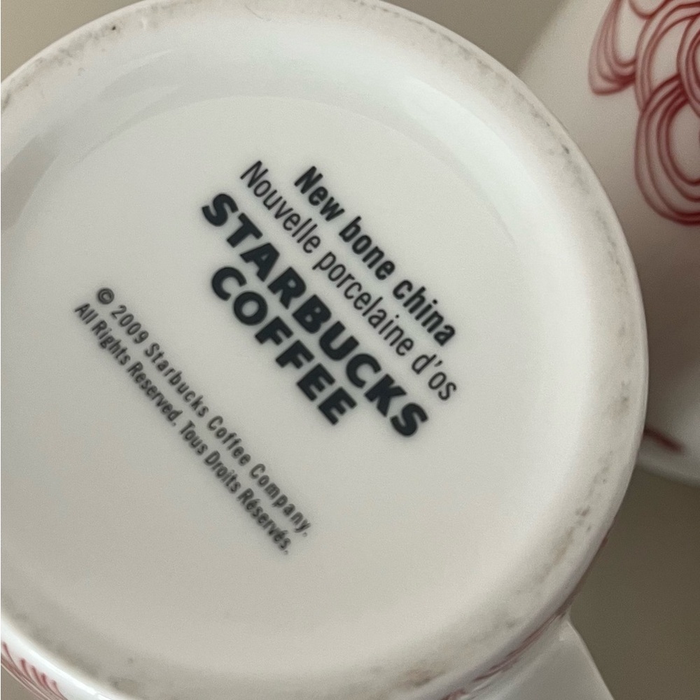 Starbucks Valentine's Hearts Coffee Mugs - Picture 7 of 9